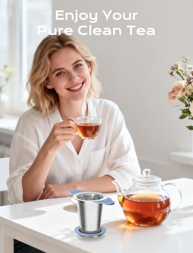 Tea Infuser for Loose Leaf Tea (1 Pack - Grey)