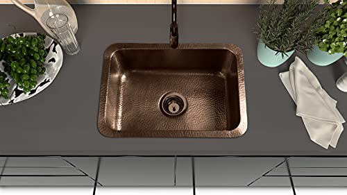 Kitchen & Bar Sink (21 inches / Pure Copper)
