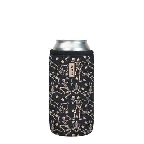 CanSok Sleeve for Beer & Soda Insulated Neoprene Cover (Rattle and Roll / 16oz Can Sleeve)