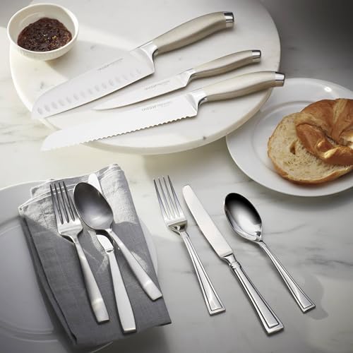 Everdine Everyday Flatware (Service for 4 / 20-Piece Flatware Set-Steel)