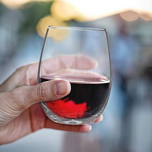 Stemless Wine Glasses by ARC 5.5 oz. Set of 12 (10 Count)