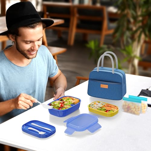 Leakproof Bento Box & Insulated Lunch Bag Set