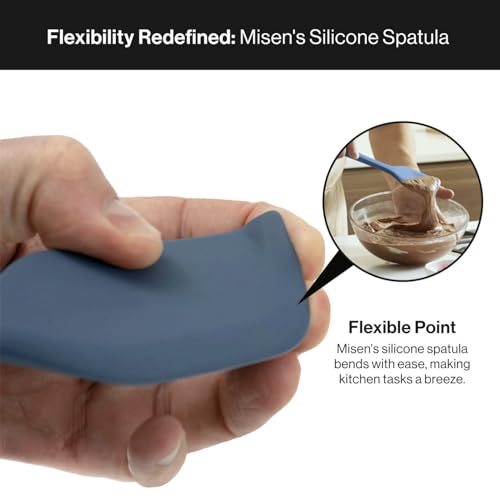 Nonstick Safe Silicone Spatula (Blue)