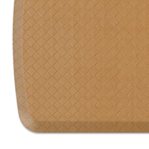 Elite Premier Gel & Foam Anti (48"L x 20"W x 0.8"Th / Basketweave Khaki)