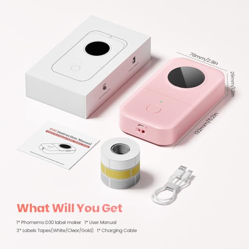 D30 Portable Thermal Printer (72 Count)