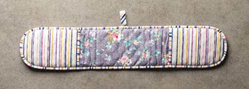 Double Oven Mitts 100% Cotton Double Oven Glove (118 - Sweet Rose Lavender / 7" x 35" (Double Oven Mitt))