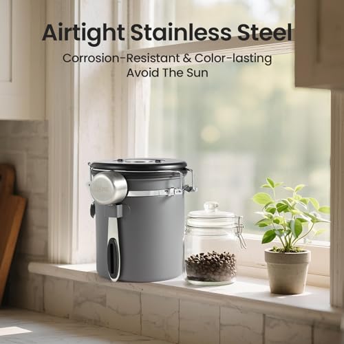 Coffee Canister (Gray / 16 oz)