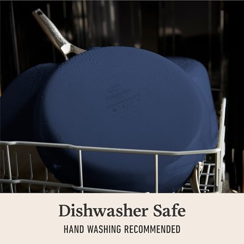 Premier Ceramic Nonstick 12" Frying Pan with Lid (12" Fry Pan with Lid / Midnight Blue)