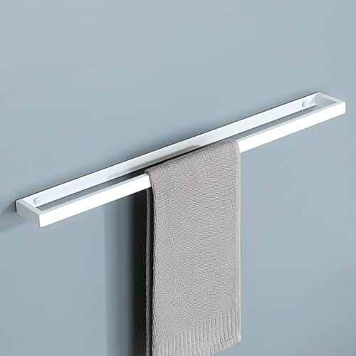 24 Inch Hand Towel Holder Towel Bar for Bathroom Wall Mounted (White / 24-Inch)