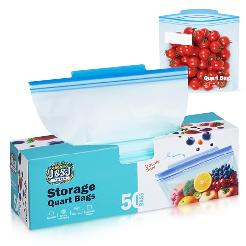 Quart Freezer Bags 50 Count (Quart)