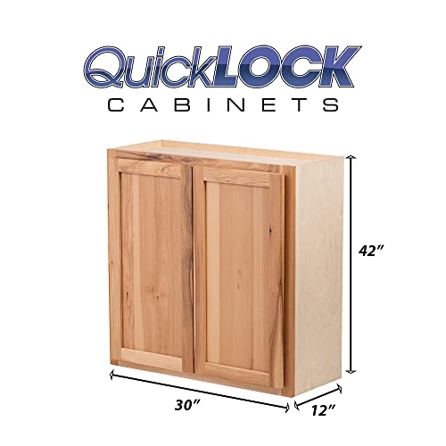 Quicklock RTA (12"D x 30"W x 42"H Standard / Rustic Hickory)