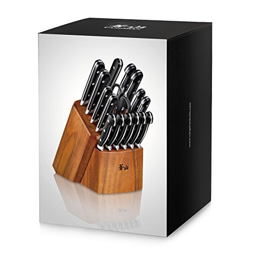 TV2 Series 1023053 Swedish 14C28N Steel Forged 17 (17-Piece Knife Block Set)