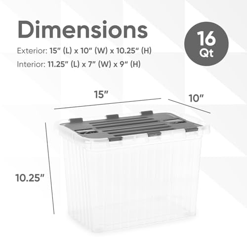 Storage Bins with Lids