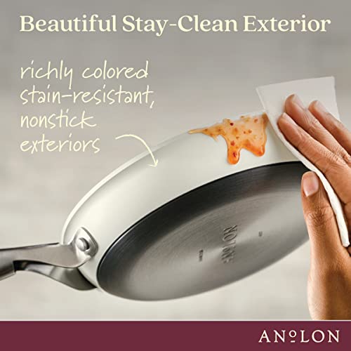 Achieve Hard Anodized Nonstick Frying Pan (Skillet (8.25-Inch) / Cream)