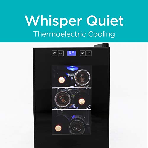 6 Bottle Thermoelectric Wine Cellar (6 Bottles / Clear Glass Door)