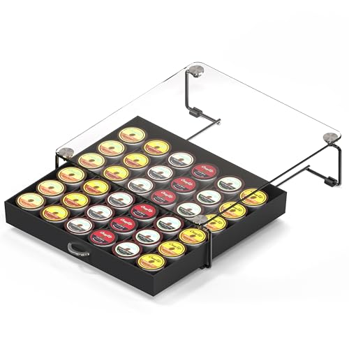 Tempered Glass K (36 Capsules / Black with Glass Top)
