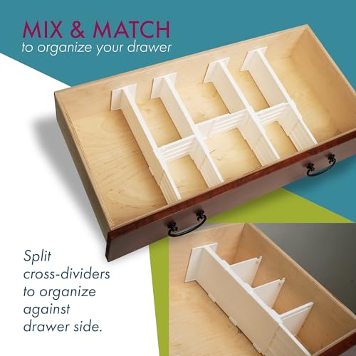 Dial Industries Dresser Drawer Dividers (Set of 7, 4.5" Deep)