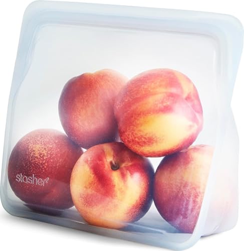 Reusable Silicone Food Storage Bag (Clear / Mid)