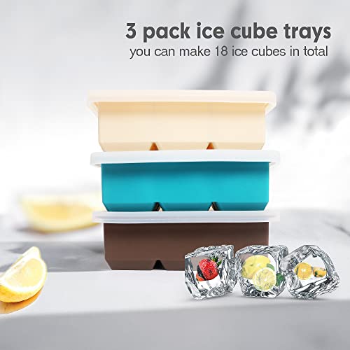 Silicone Ice Cube Trays (Brown)