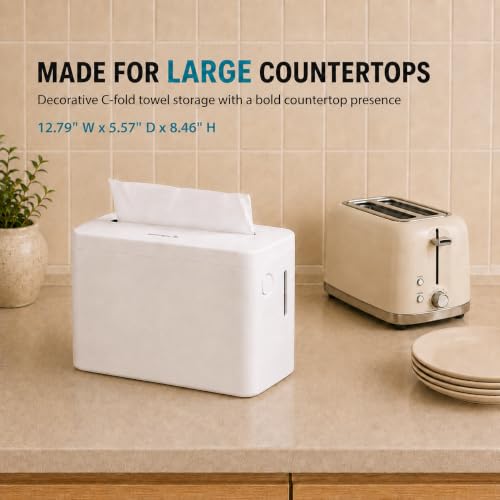 Ultra Large C Fold Paper Towel Dispenser Countertop (D-44 Lavender)