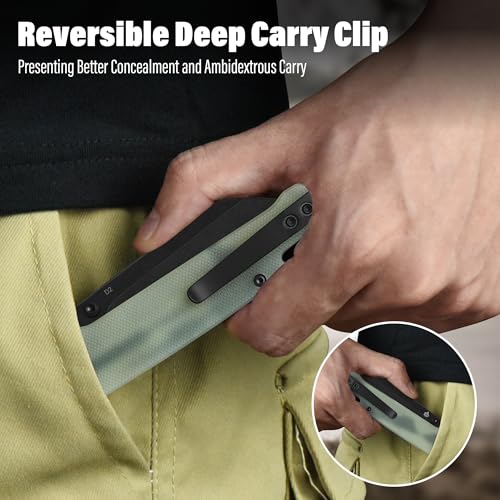Penguin V2 Folding Pocket Knife (Jade-Black)