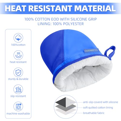 Mini Oven Mitts (Dark Blue)