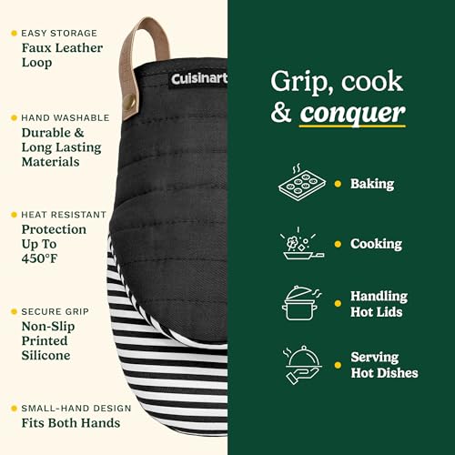 Cuisinart Mini Oven Mitts (Black)