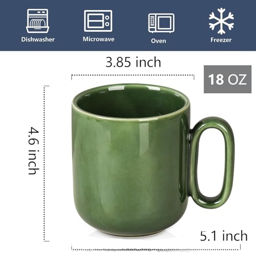 Ceramic Coffee Mug Set (Green)