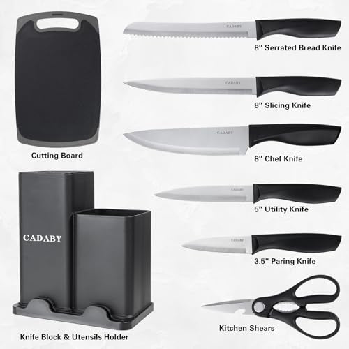 19 PCS Black Kitchen Cooking Utensils Set Kitchen Tools Set (Black)