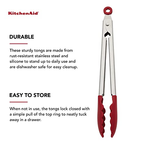 Silicone Stainless Steel Tongs