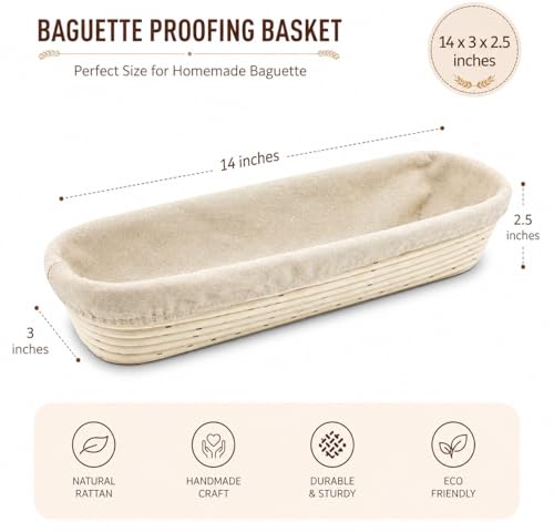 Bread Proofing Basket with Liner