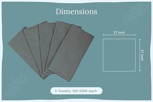 Gray Flour Sack Tea Towels (Gray)