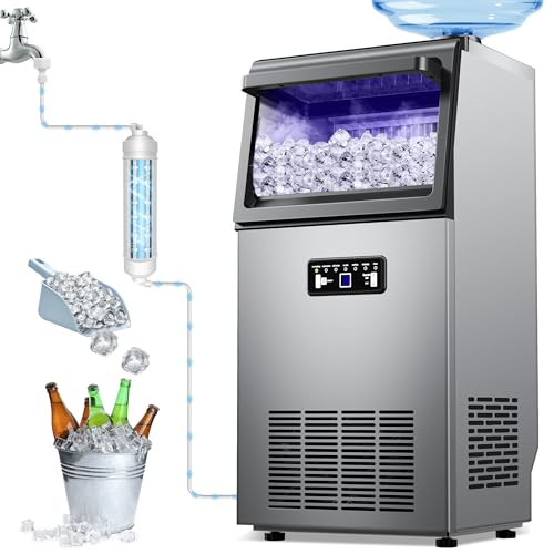 Commercial Ice Machine 120LB (120lbs/Day / Dual water inlet)