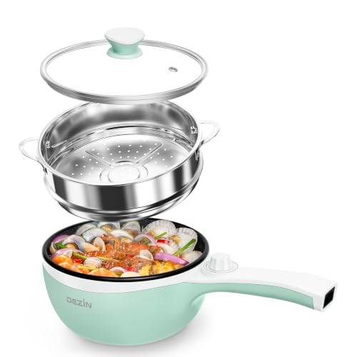 Hot Pot Electric with Steamer (1.5 L (With Steamer) / Green 2)