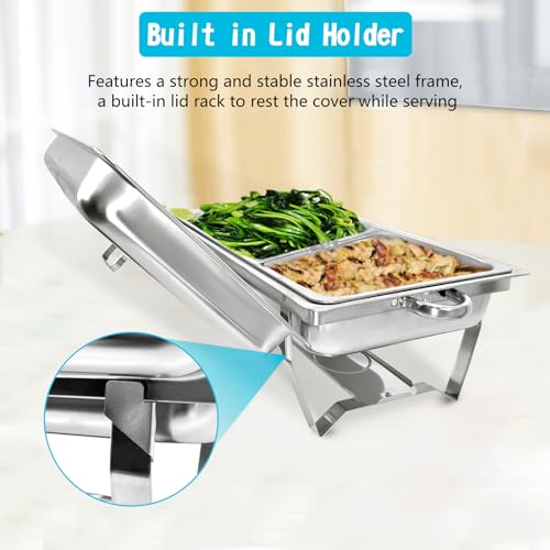 Chafing Dish for Buffet (2 Pack - 1/2 Pan)