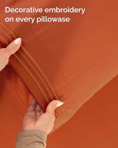 Twin XL 3 Piece Sheet Set (26 - Terracotta / Twin XL)