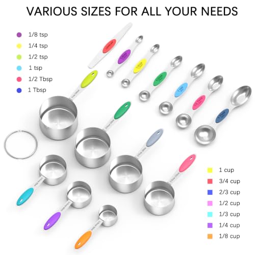 Nesting Measuring Cups and Spoons Set