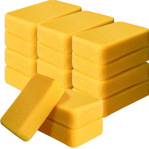 12 Pcs Large Sponges Bulk Car Cleaning Foam Commercial