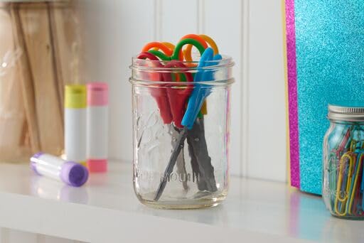 Jar with Lid and Band (Clear / 16 Ounce (Pack of 2))
