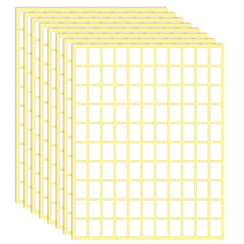White Labels Stickers (3330 Count)