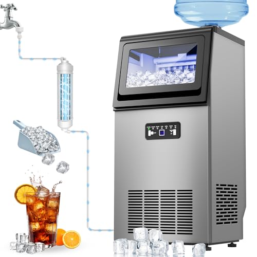 Commercial Ice Maker 120LB (120LBS/24H / Freestanding Ice Maker)
