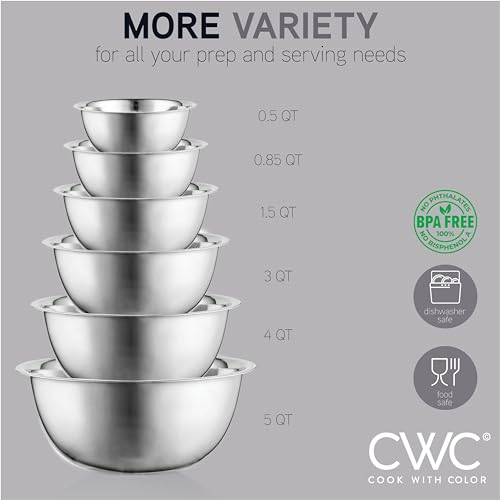 Stainless Steel Mixing Bowls Set