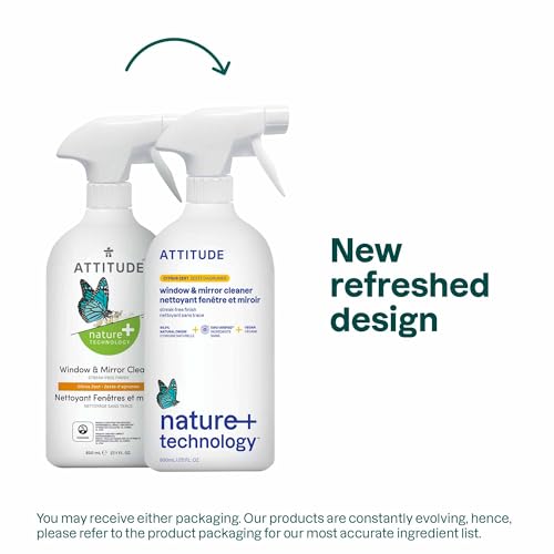 ATTITUDE Window and Mirror Cleaner (27.1 Fl Oz (Pack of 1))
