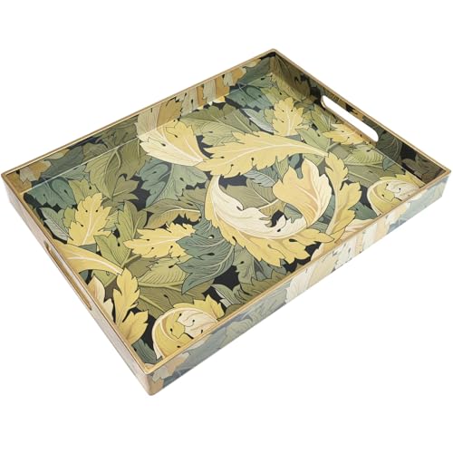 Plastic Serving Tray with Handles for Coffee Table (Multi G)
