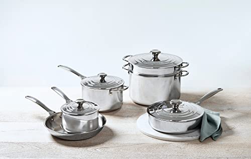 Tri Ply Stainless Steel 10 pc. Cookware Set (10 pc.)