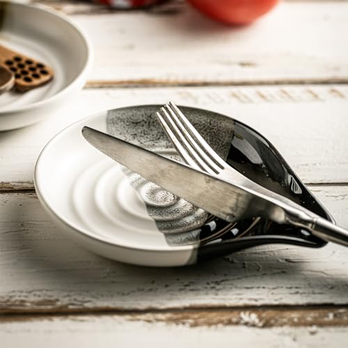 Large Ceramic Spoon Rest for Stove Top and Kitchen Counter