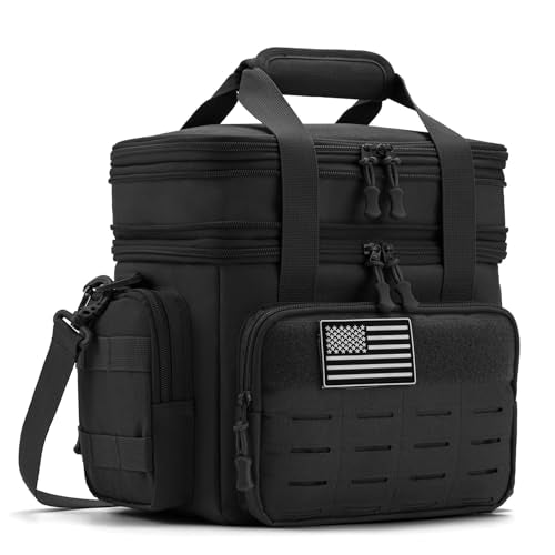 Tactical Lunch Box for Men Expandable 18L Heavy Duty Military Insulated Cooler Bag