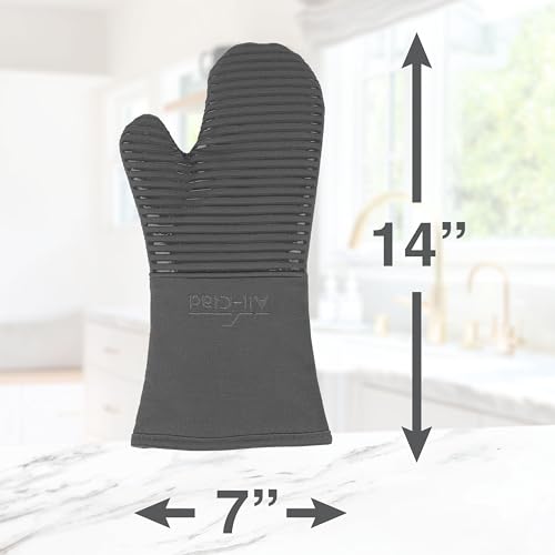 All Clad Silicone Oven Mitt (Pewter / 1 Pack)