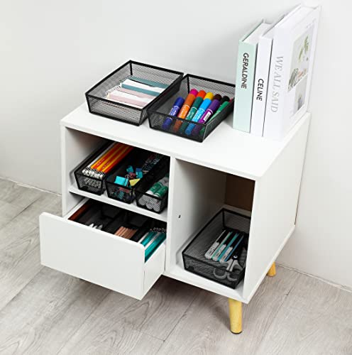 Silverware Drawer Organizer (9x6-4P-Black)