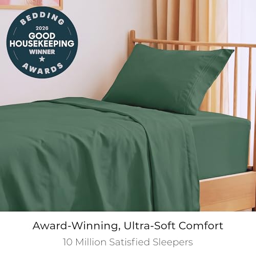 Iconic 3 Piece (1448 Emerald Green / Twin XL - EXTRA DEEP pocket)